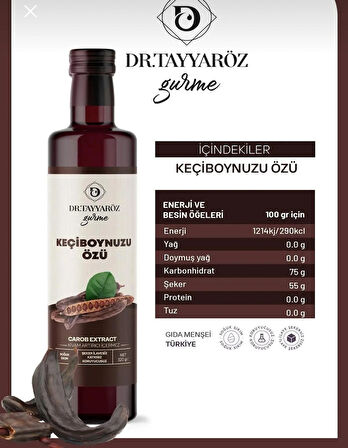 DR TAYYARÖZ Doğal Keçi Boynuzu Pekmezi 320 Gram