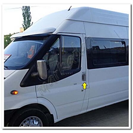 Markadan Ford Transit Krom Kapı Kolu 2003-2013 4 Kapı 5 Parça Paslanmaz Çelik