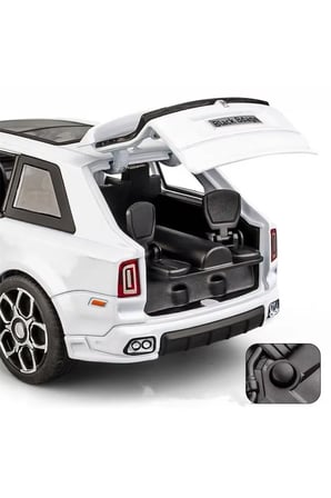 Rolls Royce 1:24 Diecast Model Araba Rolls Royce Cullinan Suv Sesli Işıklı Açılan Kapılar