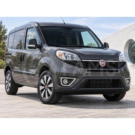 Fiat Doblo Facelift Krom Sis Çerçevesi 2014-2021 arası 2 Prç. P. Çelik
