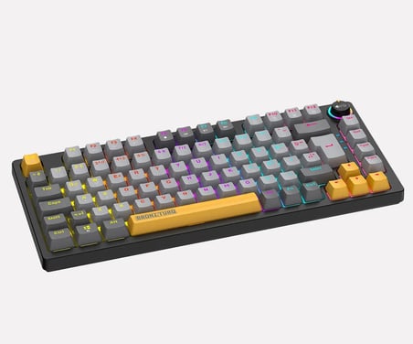 BRONZTURQ MK1115 RAİNBOW ANTI-GHOSTİNG KABLOLU MEKANİK KLAVYE