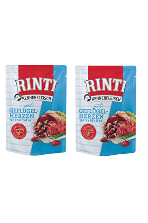 Rinti Pouch Yürekli Köpek Yaş Mama 400 Gr. X 2 Adet