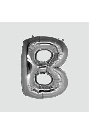 Gümüş Renkli 16*36 Harfli Folyo Balon