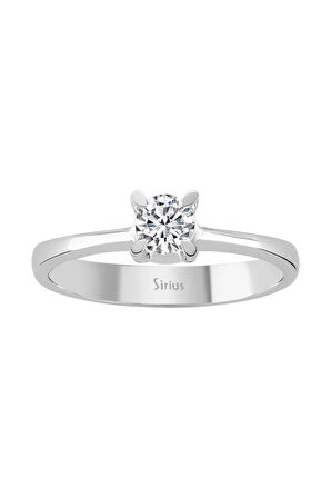 F Renk 0,31 Karat Pırlanta Tektaş Yüzük