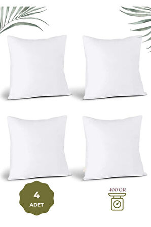 Swita Home Design Home 4'lü Boncuk Silikon Kırlent Kılıfı Iç Yastığı