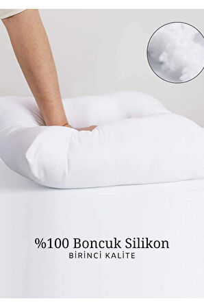 Swita Home Design Home 4'lü Boncuk Silikon Kırlent Kılıfı Iç Yastığı