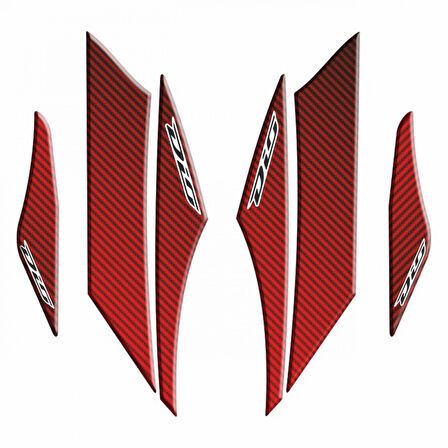 Gogo Yan Pad Kırmızı Siyah Karbon Honda Dıo 110 2021-2023