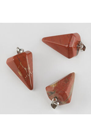 Jasper Pandül Doğaltaş Kolye Ucu