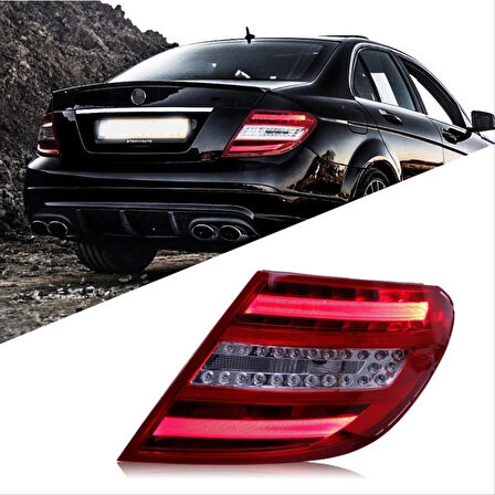 Mercedes W204 C Serisi Uyumlu Facelıft Led Stop