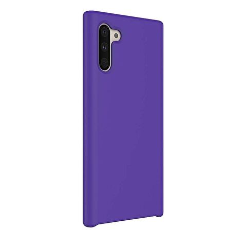 Smcase Samsung Galaxy Note 10 Kılıf Liquid Süet Silikon 
