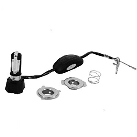 Motospartan Ampul H4 Led Zenon Kırmızı Park Lambalı Ledli