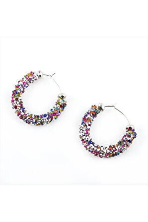 Swarovski Fitil Küpe