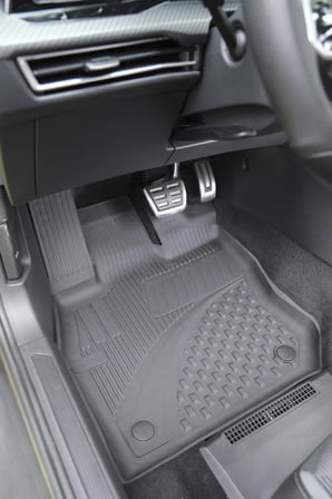 Volkswagen Golf 8/8.5 (Otomatik) Uyumlu 4.5D Premium Havuzlu Oto Paspas Ve Liner Alt Bagaj Havuzu