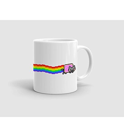 Nyan Cat Kupa Bardak - Özelleştrilebilir