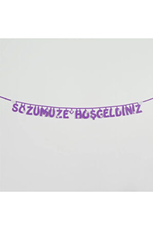 Sözümüze Hoşgeldiniz Keçe Yazı