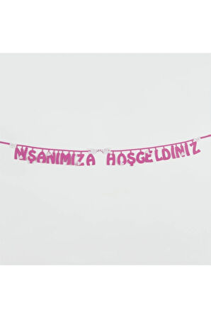 Nişanımıza Hoşgeldiniz Keçe Yazı