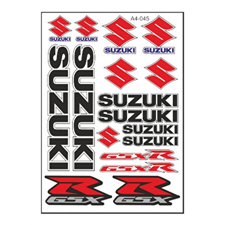 Gogo A4 Stıcker Seti Karışık A4-045 Tek Paket Çoklu Sticker