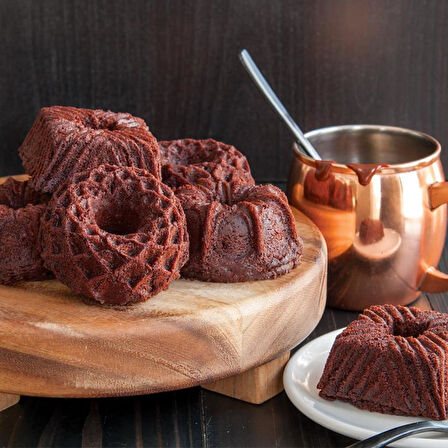 Nordicware 6´lı Bundt Şekilleri Kek Kalıbı (91277)