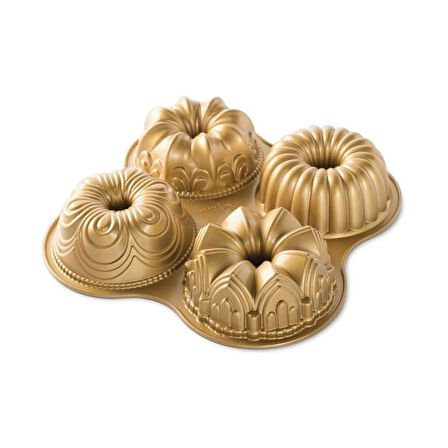 Nordicware 4´lü Bundt Şekilleri Kek Kalıbı (91377)