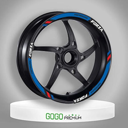 Gogo Jant Şeridi Mavi Honda Forza 250