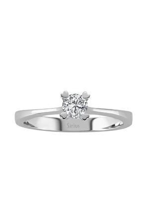 F Renk 0,31 Karat Pırlanta Tektaş Yüzük