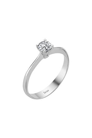 G Renk 0,36 Karat Pırlanta Tektaş Yüzük