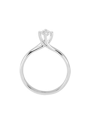 G Renk 0,30 Karat Pırlanta Tektaş Yüzük