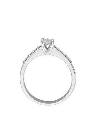 Toplam 0,29 Karat Pırlanta Tektaş Yüzük