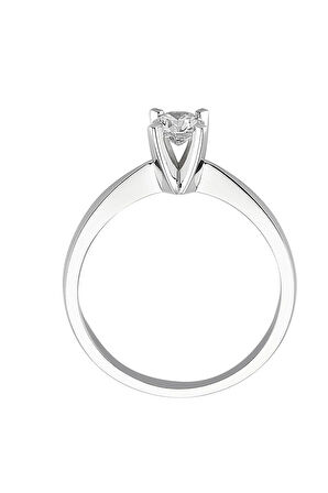 G Renk 0,32 Karat Pırlanta Tektaş Yüzük