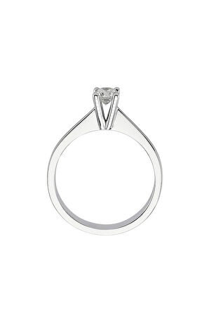 E Renk 0,30 Karat Pırlanta Tektaş Yüzük