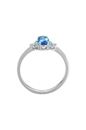 Pırlanta Ve Topaz Cadenza Yüzük