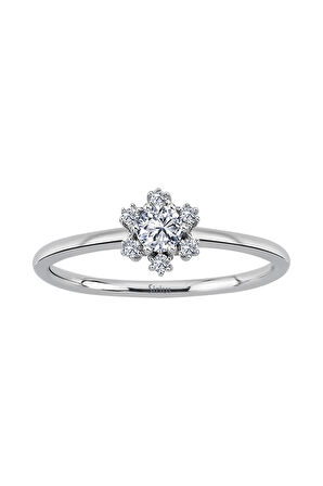 Pırlanta Oxalis Yüzük