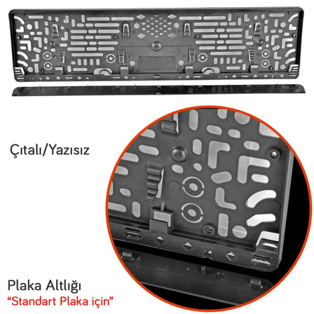 NYF Plaka Altlığı Yazısız Çıtalı (Tekli)