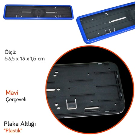 NYF Mefsa Plaka Altlığı Tak Kolay Uzun Mavi (Tekli)