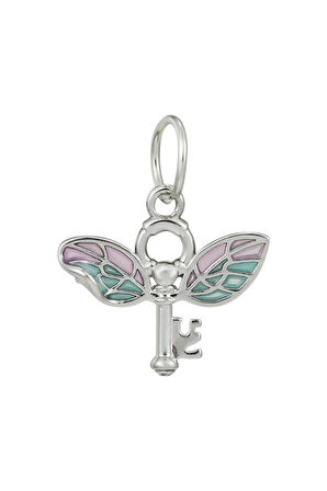 Harry Potter Gümüş Kanatlı Anahtar (Winged Key) Charm