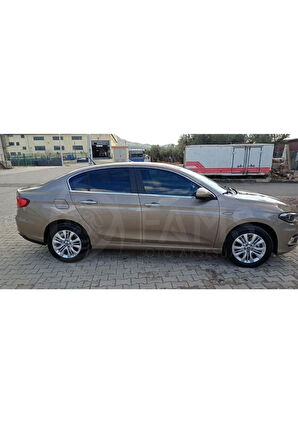 Fiat Egea Krom Cam Çıtası 4 Prç. 2015 Ve Üzeri Paslanmaz Çelik(SEDAN)