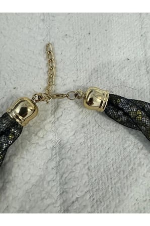 Burgulu Halat Sim Detaylı Şık Kolye