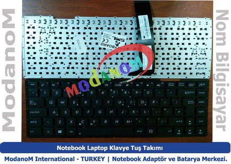 Asus X401U Klavye Siyah İngilizce