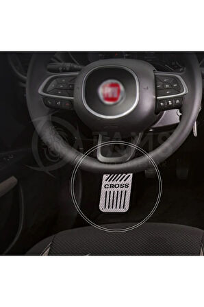 Egea Cross 2015-2019 Özel Desenli Krom Ayak Dinlendirme Pedalı Ayak Dayama Pedalı