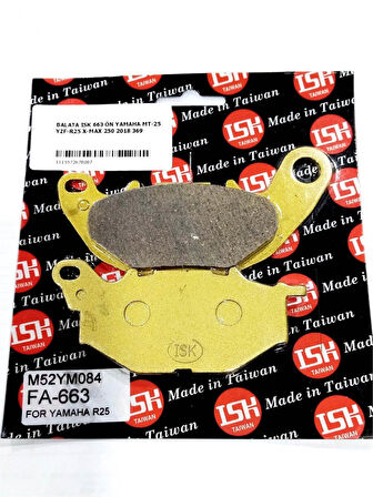 Isk Fren Balatası Yamaha Mt-25 Yzf-r25 369 663