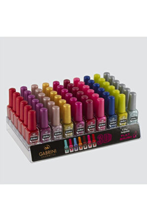 Gabrini Brilliant Flat Brush Oje (Simli Oje)