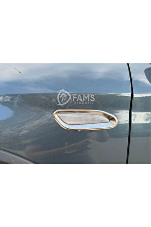Fiat Egea Krom Sinyal Çerçevesi 2 Parça 2015 Üzeri Paslanmaz Çelik