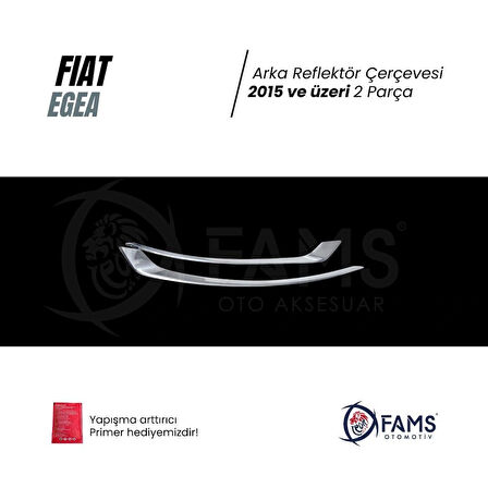 FIAT EGEA 2015> Arka Reflektör Çerçevesi 2 Prç. P.Çelik