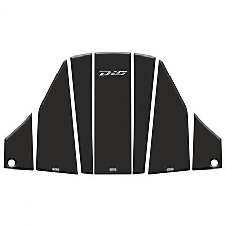 Gogo Tank Pad Seti 7 Parça 005 Siyah Honda Dıo 110 2021-2024