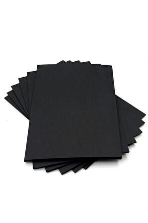 100 Adet 50x70 Siyah Fon Kartonu 160 gram