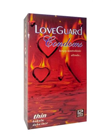 LoveGuard Ultra Thin ( Kokulu Çok Daha İnce ) Prezervatif