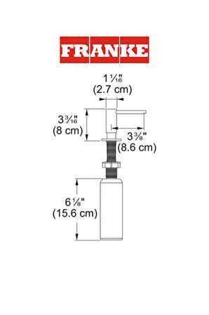 Franke GOLD Sıvı Sabunluk