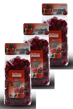 Doğal Nar Çiçeği Çayı 3x80 Gr
