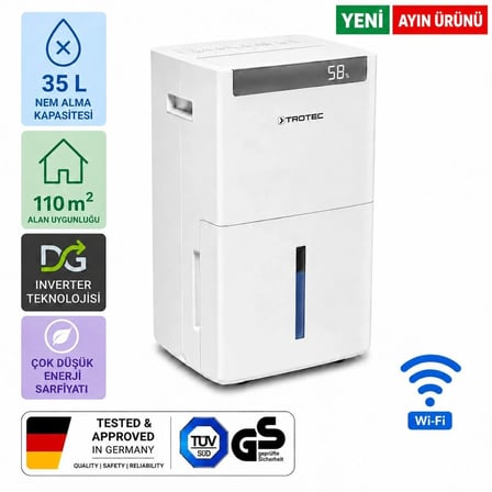TROTEC İnverter Nem Alma Cihazı TTK-I 110 WiFi