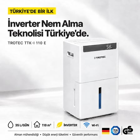 TROTEC İnverter Nem Alma Cihazı TTK-I 110 WiFi